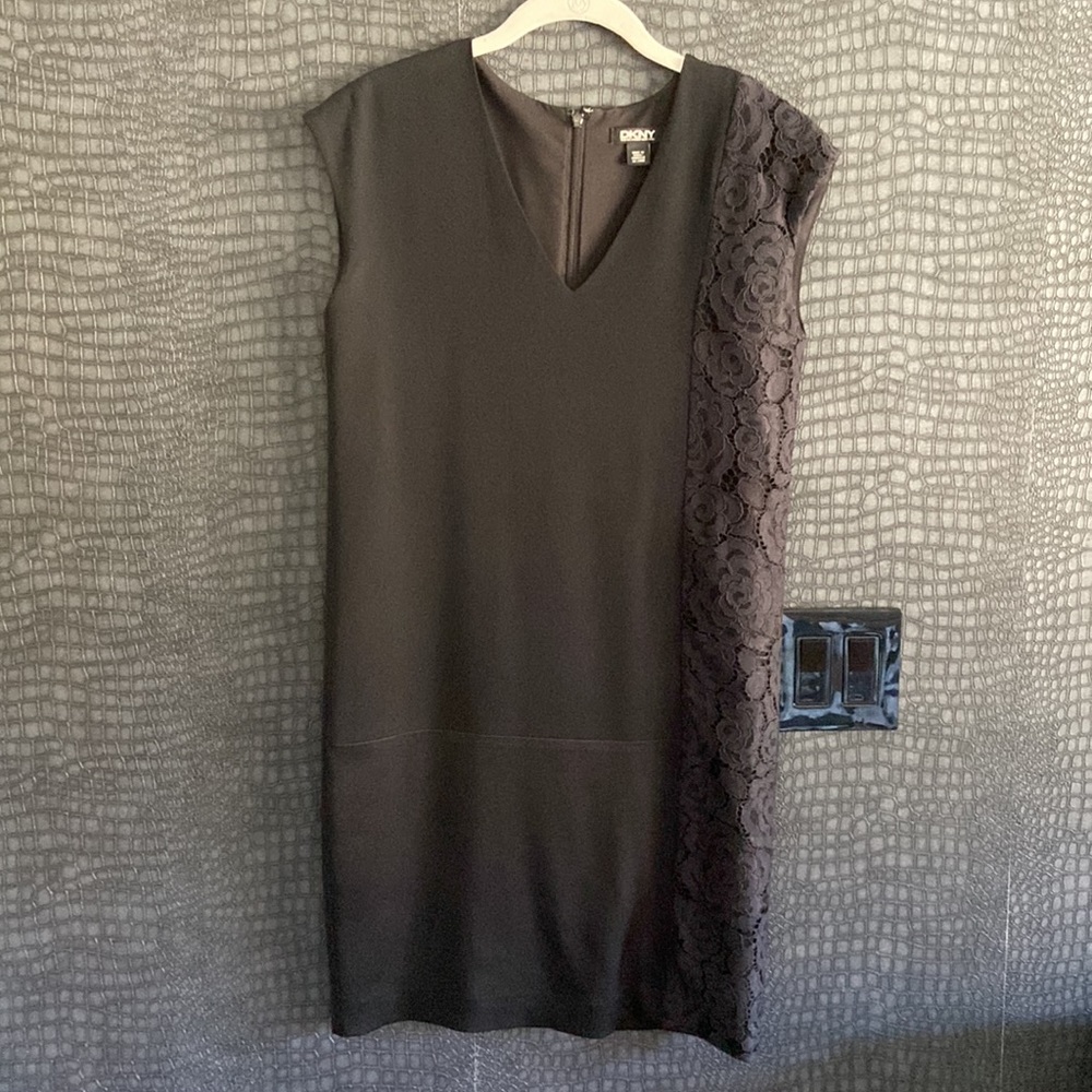 DKNY Navy shift dress